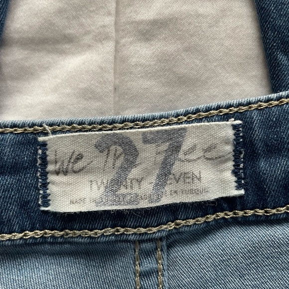 Free People Just Float On High Rise Super Flare Retro Stretch Jeans 27 Festival - Picture 4 of 10